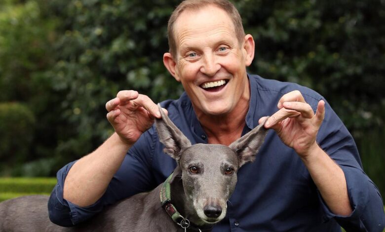 Dancing With the Stars judge Todd McKenney is Greyhounds As Pets NSW Adoption Day ambassador